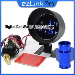 2 in 1 12V 24V LED Digital Car Truck Water Temp Gauge Car Truck Water Temp Gauge Voltmeter For Car