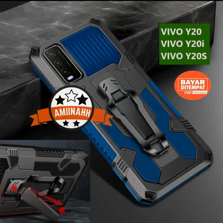 SARUNG HP VIVO Y20 Y20i Y20S CASING ICRYSTAL STANDING BACK KLIP HARD CASE  ROBOT NEW COVER Lazada Indonesia