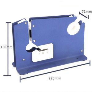 K8 Packaging Poly Bag Sealer Machine Neck Sealer Supermarket Store Bag Tape Dispenser Poly Bag Sealer Freezer Bags Sealer