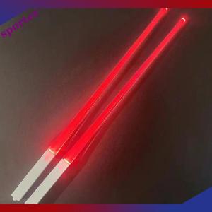 Sporter ตะเกียบเรืองแสง LED 1ชิ้นสามารถถอดออกได้นำกลับมาใช้ใหม่ได้ฟรีบนโต๊ะอาหารสำหรับห้องครัวมื้อค่ำ