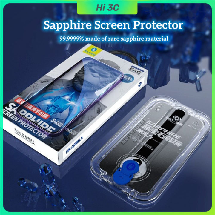 Blueo Sapphire screen protector compatible for iPhone 16/15/14