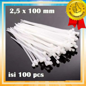 100 pcs Kabel Tali Tis - Ties Nylon Ukuran 2.5x100mm