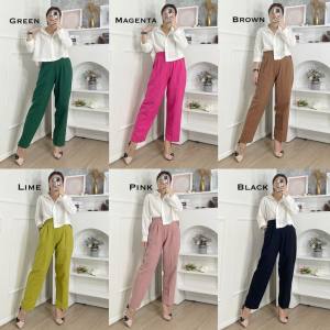 SET 2151 HA RI ASYMMETRIC SHIRT WITH PANTS PREMIUM