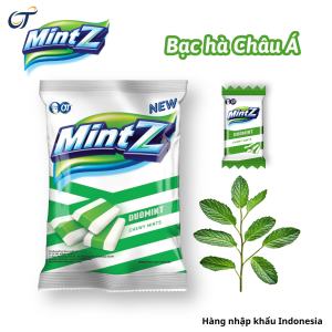 GIẢM GIÁ + QUÀ 100K _ MintZ _ Kẹo mềm bạc hà châu Á (Duo Mint)/ Châu Âu (Pepper Mint)/ Nho bạc hà/ Cherry bạc hà _ Nhập khẩu Indonesia (50 viên/túi)