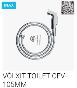 Vòi xịt rửa Toilet INAX CFV-105MM Lõi van đồng