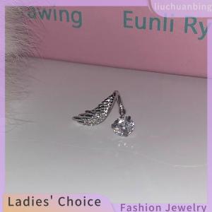 [COD] liuchuanbing Jewellery 2pcs linh hoạt tinh tế sáng bóng Cánh tai xương móng tay cho phụ nữ thời trang cá nhân Bông tai Trang sức phụ kiện Quà Tặng