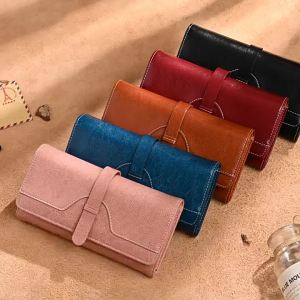 Cross-border ID and bank card holder  rfid Anti-scan and anti-degaussing 70% off ID holder ins Womens mobile phone wallet