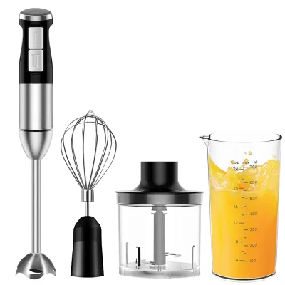 PHILOS Hand Blender Set 4-in-1 Pengisar Tangan Electric Blander Mixer Chopper Baby Food Processor Set 攪拌機