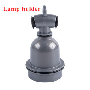 E27 Ceramic Reptile Heating Lamp Holder Infrared Light Bulb for Poultry Chicken Chicks Piglets Incubator Hanging Light Fixture Socket Adapter with Switch