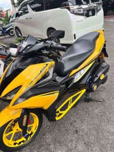 YAMAHA NVX155 V1 NVX V2 CARPET AEROX155 FOOTBOARD CNC ALLOY FLOOR PANEL KAKI PAPAN PLATE PAD PEMIJAK FOOT STEP