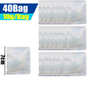 10Bag Desiccant Damp Moisture Dehumidifier Absorber Bag Non Toxic Silica Gel Desiccant Damp for Kitchen Living Room Absorbers