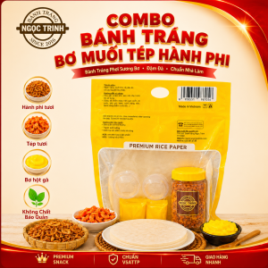 Bánh tráng phơi sương cuốn bơ Combo 1 Bánh Tráng Ngọc Trinh