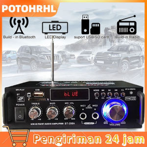 Audio Amplifier BT-298A Bluetooth EQ Karaoke Home Theater FM Radio 600W Built-In Equalizer with Remote Control Amplifier Bluetooth Stereo