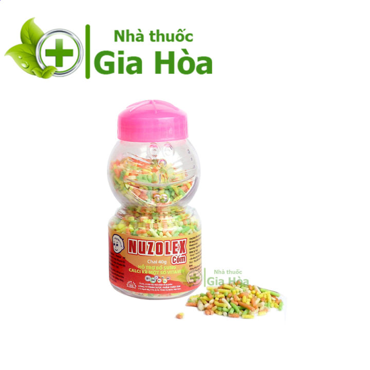 Cốm bổ trẻ em Nuzolex bổ sung Calci, vitamin cho bé và người trưởng ...
