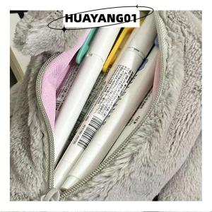 HUAYANG01 [2023 new HOT FASHION] Dễ thương sang trọng cá mập bút chì trường hợp học sinh văn phòng phẩm đồ dùng học tập Kawaii búp bê trở lại trường học lưu trữ túi bút Túi văn phòng phẩm