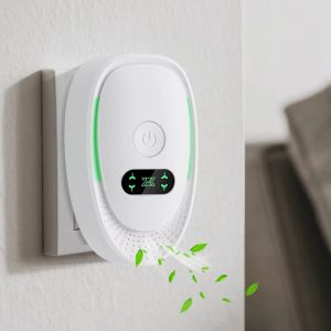HESSIN US UK EU Plug Air Purifier Small Portable Plug-In Air Purifier Dust Removal Silent Air Ionizer Indoor