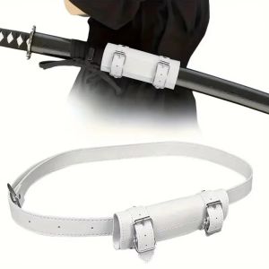 XIJIBAN Da Giá đỡ kiếm Vòng Khóa Kiếm đơn Dây đeo kiếm Samurai Dây đeo eo có thể điều chỉnh Dây đeo thắt lưng kiếm cosplay Trang phục nhập vai