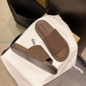 [Free Shipping] 2026 WomenS Suede Flat Sandals For Summer Outings High-End Open-Toe Slip-On Half Slippers