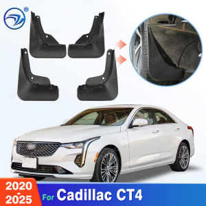 For Cadillac CT4 2020 2021 2022 2023 2024 2025 Fender Mudflaps Splash Guards Mudguards Mud Flaps Car Accessories