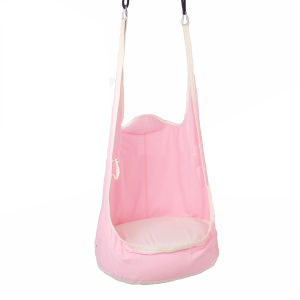 CE&CPC certificate Kids&Adults Pod Swing Seat Cotton Child Hammock Chair with PVC Inflatable Cushion for Indoor and Outdoor Use Portable