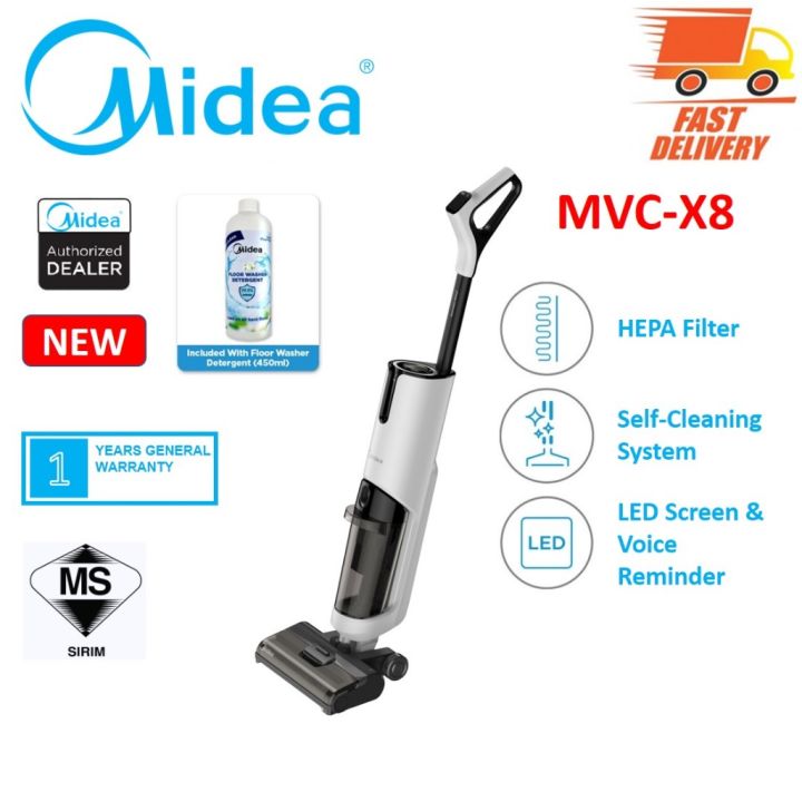 Midea MVCX8 Floor Cleaner 3 In 1 / Wet & Dry Cordless Vacuum Cleaner
