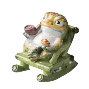 Đa năng nhựa ghế bập bênh ếch trà Pet màu sắc thay đổi thiết kế cho máy tính để bàn Thiền Định Kiểu dáng và văn hóa Quà Tặng