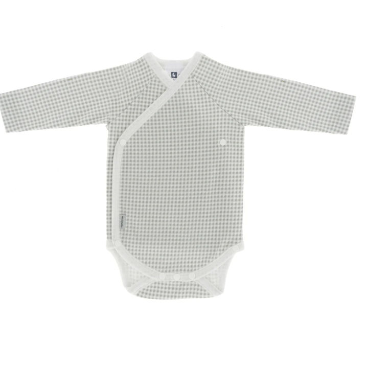 Sizes] Cambrass Baby Organic Cotton Crossed Long Sleeve Bodysuit
