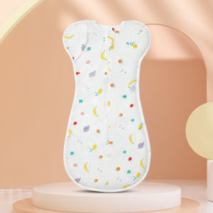 [Dalam Stok] XXMAKE Kantong Tidur Bayi Bedong Bayi Motif Transisi 100% Katun Terbuka Ritsleting Matras &Sprei Sleeping baby sleeping bag baby blanket