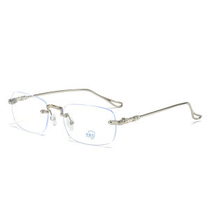 Fashionable Frameless Reading Glasses for All Year Trendy Adults Comfortable Wear Anti-Blue Light Protection Ideal for Long Hours on Digital Devices