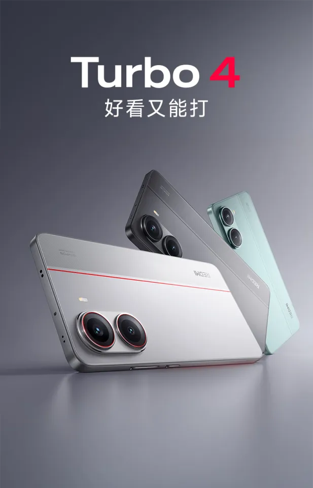 Redmi Turbo 4/Redmi Turbo 4 Pro Smartphone|Dimensity 8400-Ultra