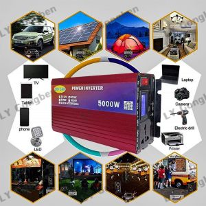 【Genuine 100% 】 5000W Inverter 12V to 220V Inverter 12V 5000W Inverter inverter power inverter power Inverter pure sine wave Watt power inverter