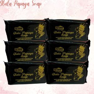6pcs Negra Suprema Gluta Papaya Soap 75g