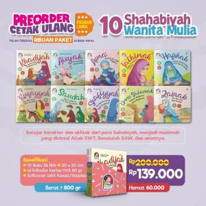 SERIAL 10 SHAHABIYAH WANITA HEBAT BUKU DONGENG ANAK ISLAM MUSLIM BUKU CERITA ANAK ISLAMI BERGAMBAR