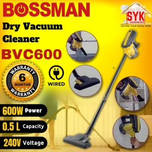 SYK Bossman BVC600 Dry Vacuum Cleaner Machine Vacuum Cleaner Heavy Duty Home Appliances Mesin Vakum Rumah