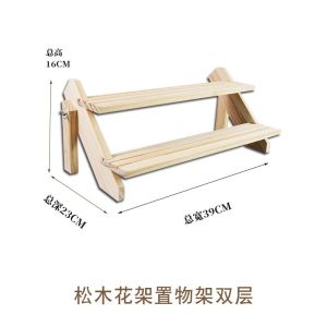 【Local Stock】Wooden Flower Pot Stand Multi-layer Flower Stand Flower Pot Rack Shelf Flower Pot Shelf Storage Rack Display flower stand plant s outdoor Plant Stand Rack 3 Tier Stands Flower Pot Stand Plant Shelf Garden Rack Flower Stand Indoor Plant Rack