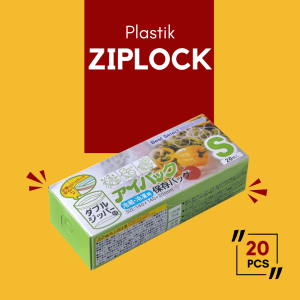 Plastik Double Ziplock Reusable Penyimpan Makanan Sayuran Buah Daging Higienis Food Grade
