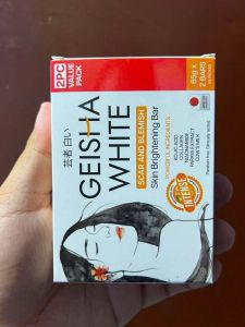 GEISHA WHITE Classic Intense Glow Fresh 2pc per pack Scar Extra Moisture Whitening Kojic Bar Soap