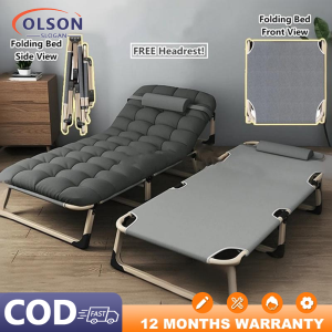 🔥SG Local Seller🔥Upgrade 178cm Foldable Bed Folding Single Bed Sofa Bed Foldable Chairs Camping Chair Bed Folding Chairs Portable Lazy Chair Recliner Chair Office/Home/Living Room/Hospital Sleeping Chair Bed Nap Bed  Simple Lunch Break Bed 折叠床 懒人椅 躺椅