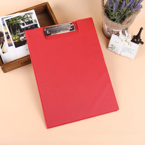 2Clip Clipboard Long/A4 With Cover Document Organizer For 0ffice Folder Organizer Leather/Plastic Type Foldable Clip Board