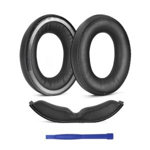 Premium Protein Leather Replacement Earpads Headband For HD620S HD400Pro HD560S Headphones Memory Foam Cushions