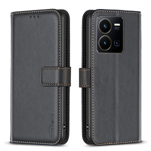 Luxury Casing For Vivo Y29 4G Y04 Y29S Y39 Y38 5G Y28 4G Y03 Y18 Y28s Y18s V29E Y36 Y27 5G Y35 4G Y22 Y22s Y21 Y20 Slim Book Wallet Leather Card Flip Skin Protect Stand Cover Case