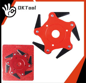 ใบมีดตัดหญ้า 6 แฉก จานใบมีดตัดหญ้า จานใบมีด ใบตัดหญ้า แข็งแรง การันตีสินค้า