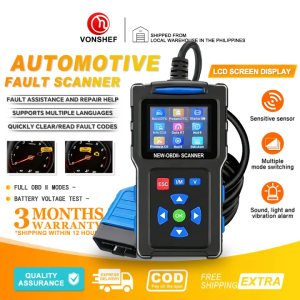 T200 Car OBD2 Scanner Diagnostic Tool Automobile Engine Fault Code ReaderCompatible 99% OBDII Cars Multi-Protocol and LanguageHonda Yamaha