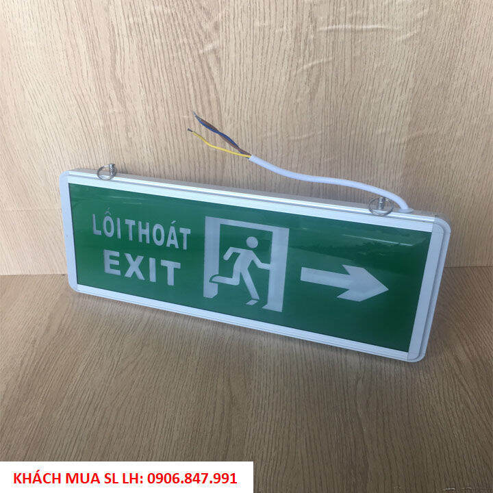 [HCM]Đèn Exit thoát hiểm cầu thang chung cư tòa nhà  các trung tâm thương mại...( công suất 22W )