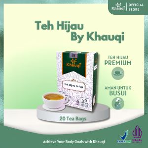 Beli 1 Gratis 1 Khauqi Teh Hijau Herbal Asam Urat Rematik Linu Kolesterol Obesitas Kegemukan Pelangsing Slimming