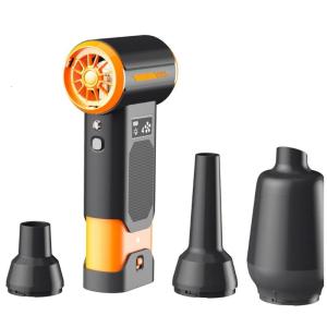 Electric Air Duster 8000mAh Power Cordless Air Duster Adjustable Mini Blower Dust Blower for Computer Keypad