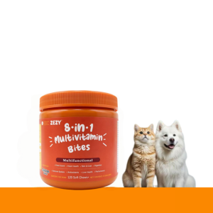 【SG Stock】8-in-1 Multivitamin (For Dogs Overall Health Support) Dog Supplement 120ct Chews