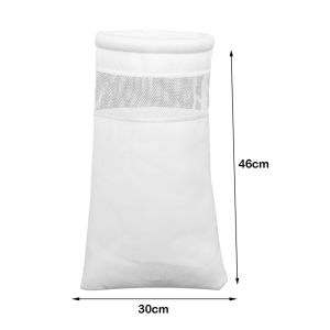CHUN053634 Washable Anti-over Flow Bags Reusable Anti-overflow Aquarium Filter Wash Filter Magical Bag  High Density Fish Tank Water Outlet Filter for Biological Filtration Clean Accessories