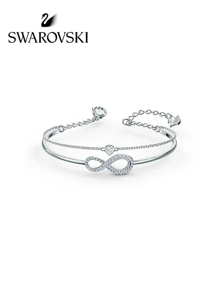 Swarovski logo discount bracelet