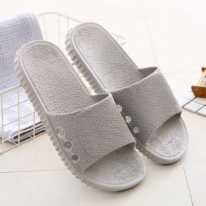Dép nhựa nữ nam bản ngang cao su êm chân chống trượt đi trong nhà văn phòng nhà tắm D321 Size 38-42